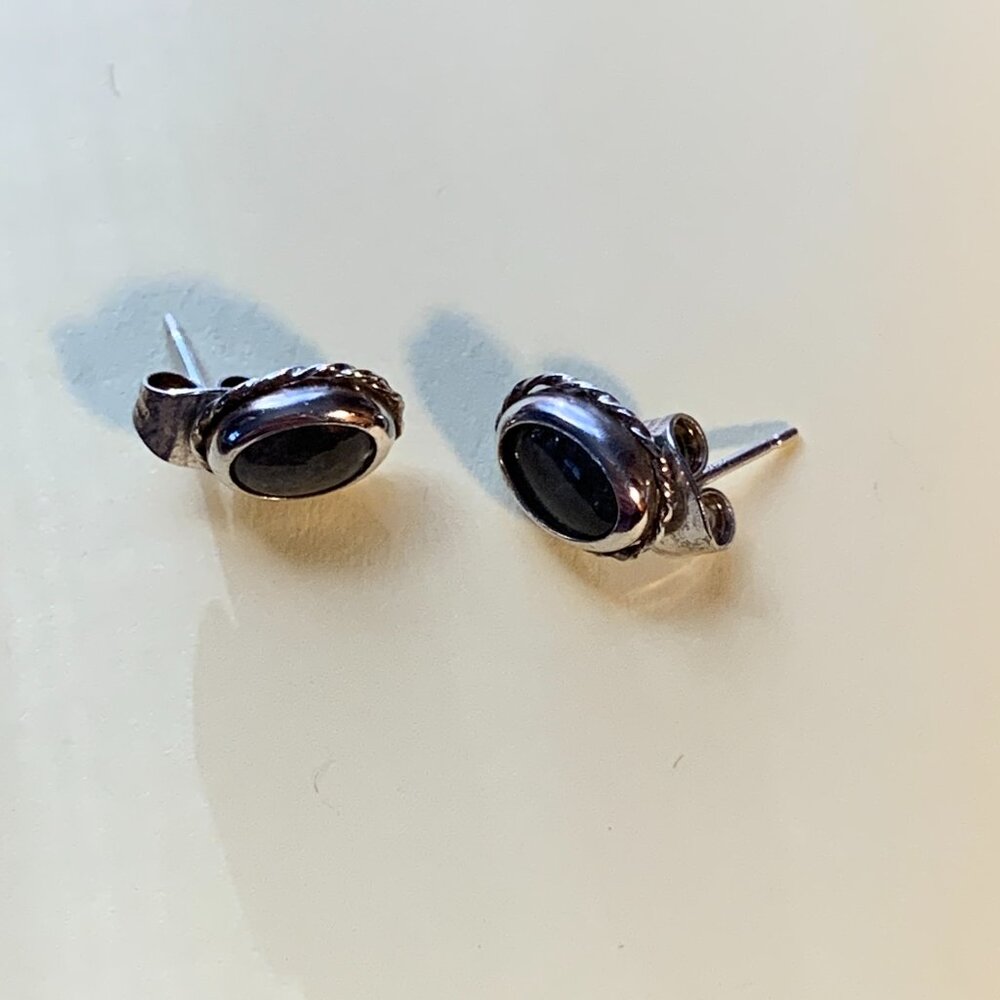 New Listing: Labradorite & Silver Stud Earrings